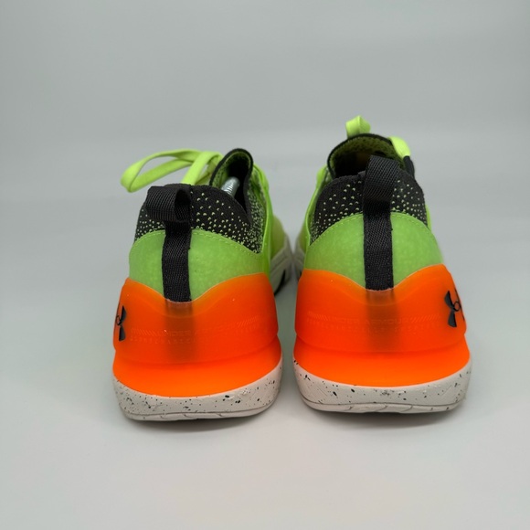Under Armour Men's 12‎ TriBase Reign 4 Pro Green Orange Training Athletic Shoes - Picture 4 of 14